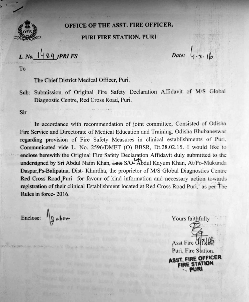 Fire NOC Certificate
